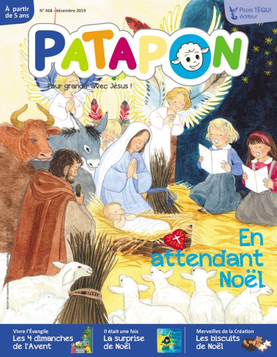 Knjiga Patapon Décembre 2019 N°468 - En attendant Noël 