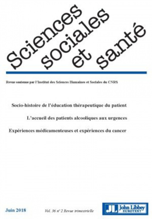 Kniha Revue Sciences Sociales et Santé. Vol 36 - N°2 - Juin 2018 Henry