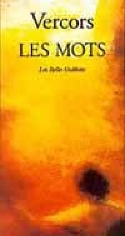 Buch Mots (les) Vercors