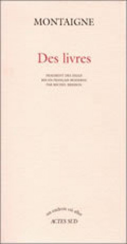 Knjiga Des Livres Montaigne