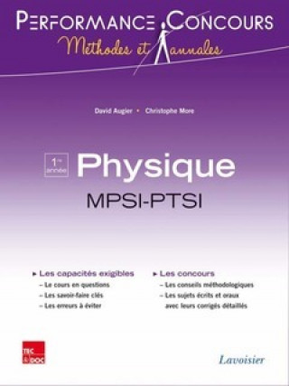 Kniha Physique 1re année MPSI-PTSI Augier