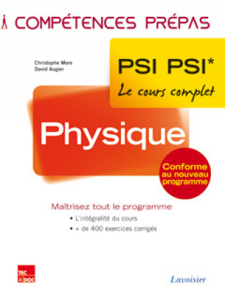 Kniha Physique, 2e année PSI PSI* More