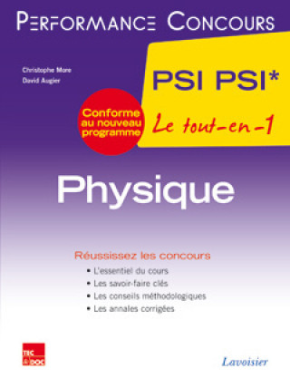 Kniha Physique, 2e année PSI PSI* More