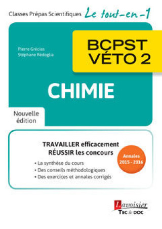 Книга Chimie, BCPST-Véto, 2e année Grécias