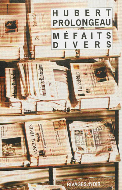Book Méfaits divers Prolongeau
