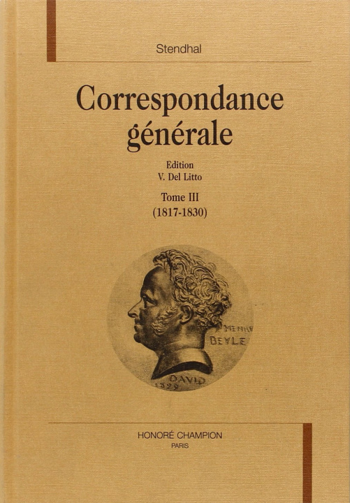 Libro Correspondance générale Stendhal