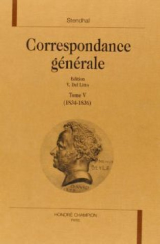 Knjiga Correspondance générale Stendhal