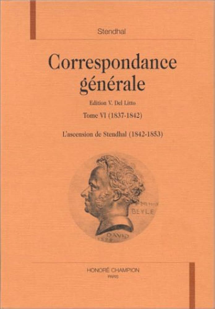 Knjiga Correspondance générale Stendhal