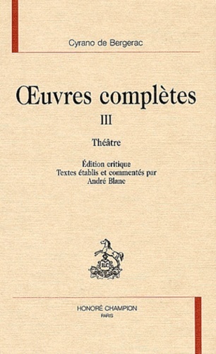 Libro Oeuvres complètes Cyrano de Bergerac