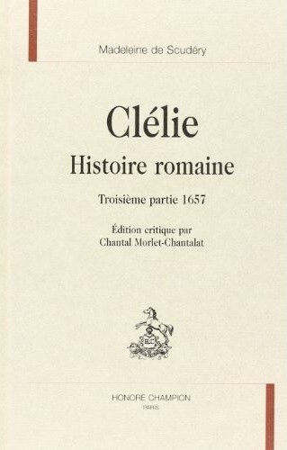 Libro Clélie - histoire romaine Scudéry