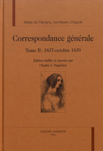Kniha Correspondance générale Agoult