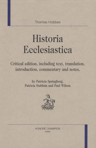 Knjiga Historia ecclesiastica Hobbes