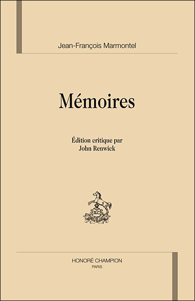 Knjiga Mémoires Marmontel