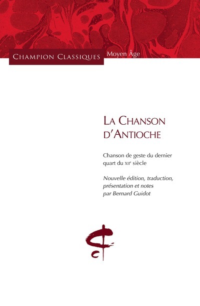 Knjiga La Chanson d'Antioche Bernard Guidot