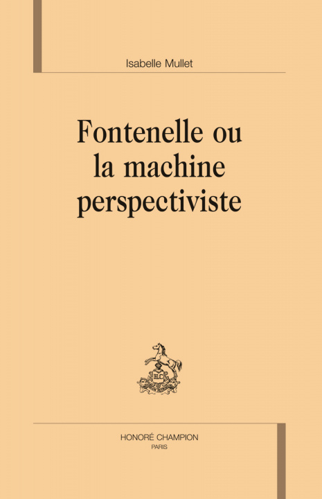 Kniha Fontenelle ou La machine perspectiviste Mullet