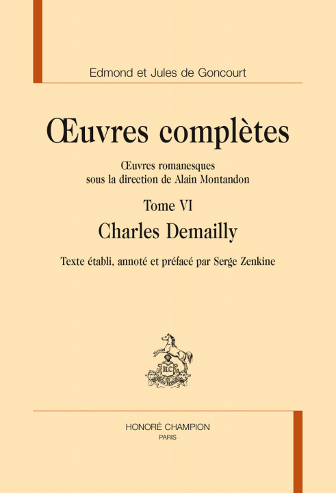 Libro Charles Demailly Goncourt