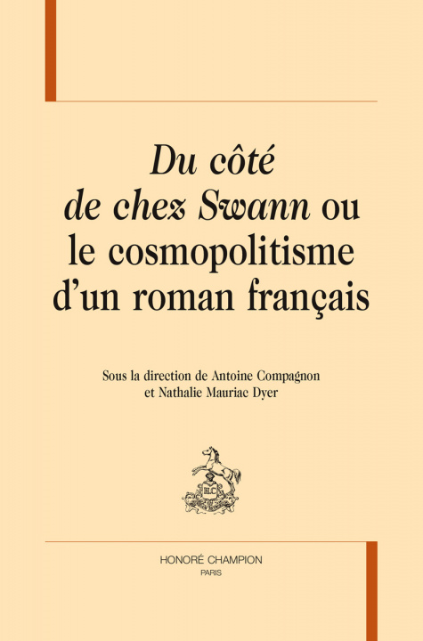 Könyv "Du côté de chez Swann" ou Le cosmopolitisme d'un roman français 
