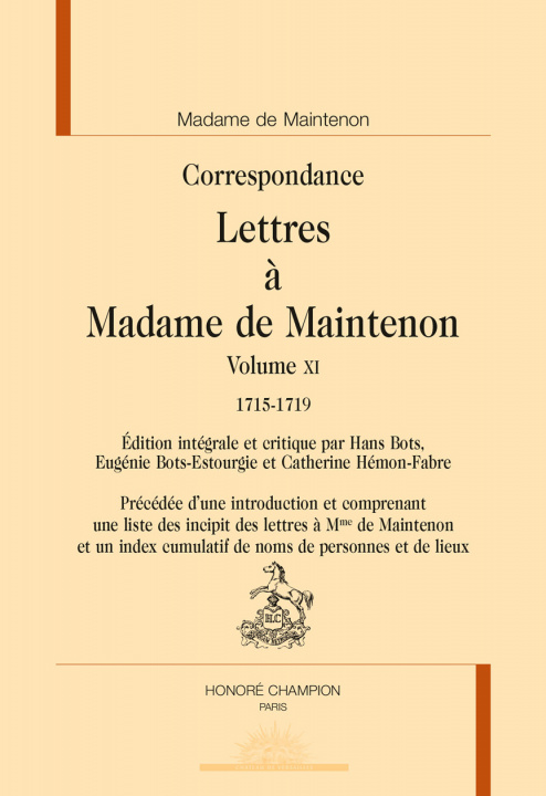 Knjiga Correspondance Maintenon