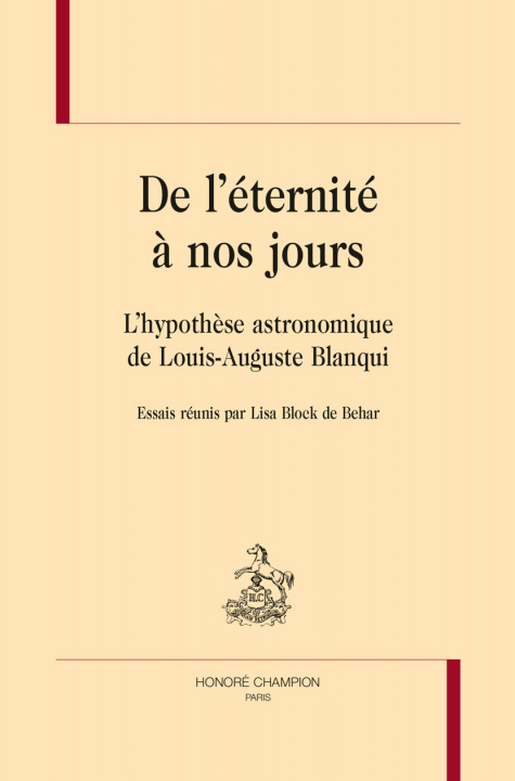 Kniha DE L'ÉTERNITÉ À NOS JOURS 