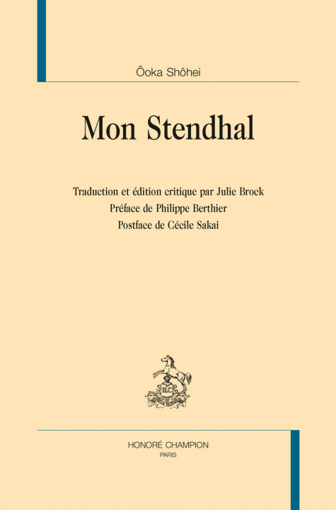 Knjiga MON STENDHAL ÔOKA