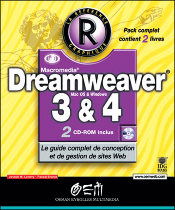 Carte DREAMWEAVER 3 ET 4 LOWERY