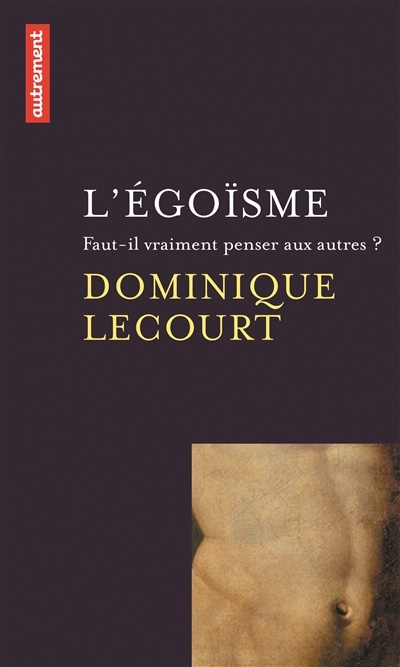 Buch L'Égoïsme Lecourt