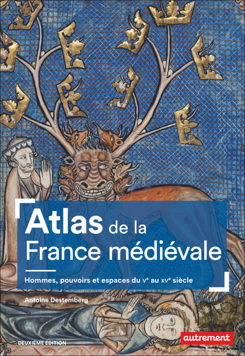 Carte Atlas de la France médiévale Destemberg