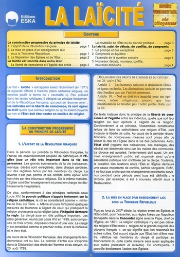 Knjiga LA LAICITE DESQUENES
