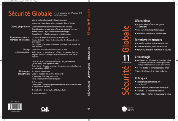 Knjiga SECURITE GLOBALE 11-AUTOMNE 2017 XAVIER RAUFER & ALL