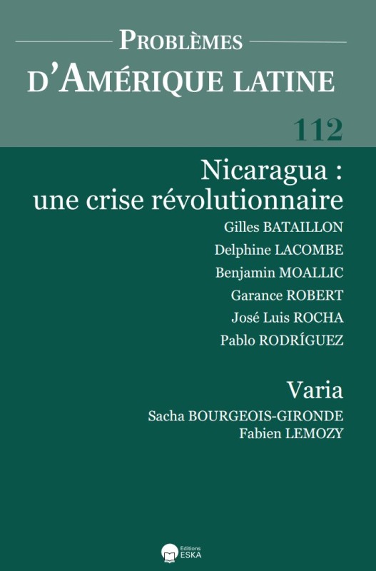 Kniha NICARAGUA:UNE CRISE REVOLUTIONNAIRE-PAL 112+VARIA SANCHEZ