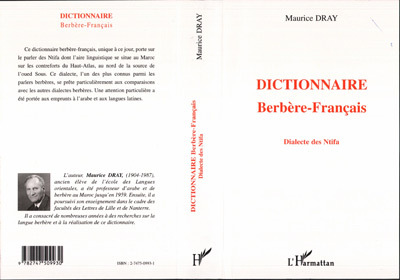 Book DICTIONNAIRE BERBÈRE-FRANÇAIS Dray