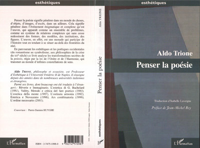 Knjiga PENSER LA POÉSIE Trione