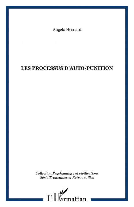 Könyv LES PROCESSUS D'AUTO-PUNITION Hesnard