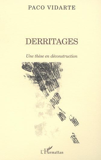 Knjiga DERRITAGES Vidarte