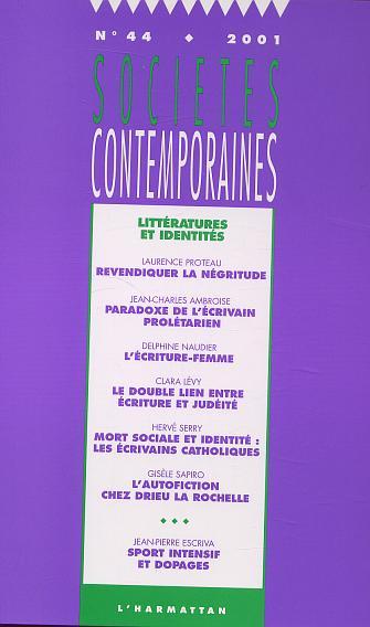 Knjiga Sociétés Contemporaines 