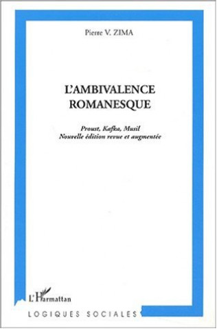 Boek L'AMBIVALENCE ROMANESQUE Zima