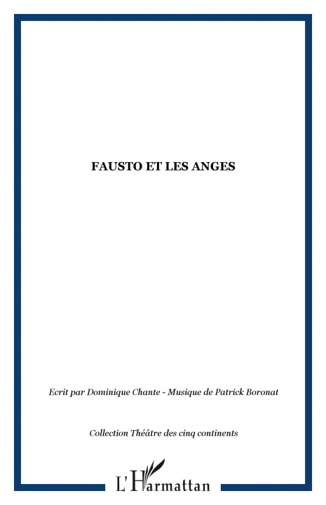 Knjiga FAUSTO ET LES ANGES 