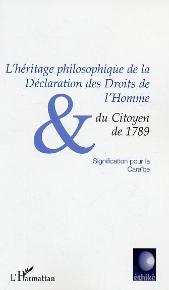 Kniha L'HERITAGE PHILOSOPHIQUE DE LA DECLARATION DES DROITS DE L'HOMME ET DU CITOYEN DE 1789 Perina