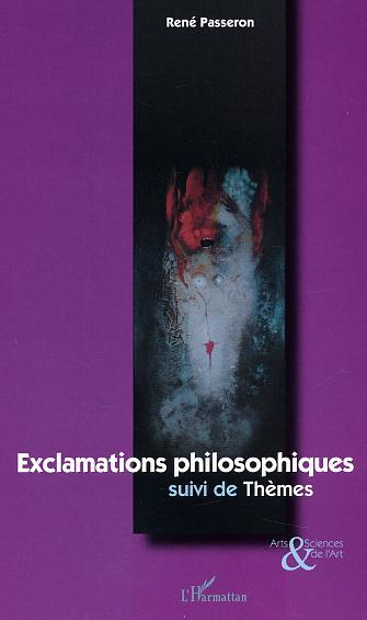 Book Exclamations philosophiques Passeron