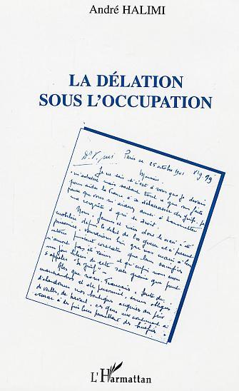 Kniha La délation sous l'occupation Halimi