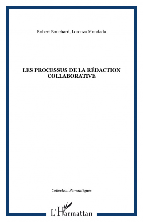 Book Les processus de la rédaction collaborative Mondada