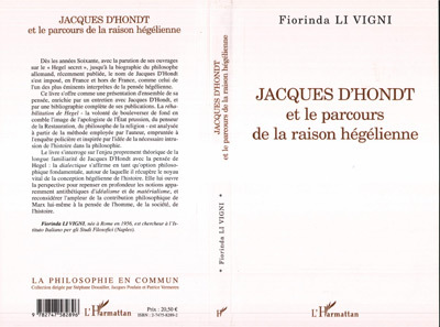 Libro Jacques d'Hondt Li Vigni