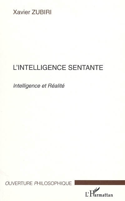 Kniha L'intelligence sentante Zubiri
