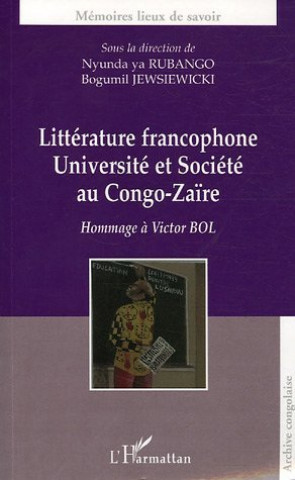 Kniha Littérature francophone Jewsiewicki
