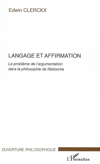 Knjiga Langage et affirmation Clerckx