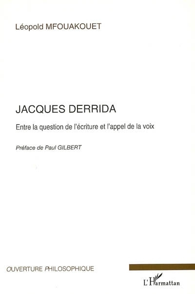 Knjiga Jacques Derrida Mfouakouet