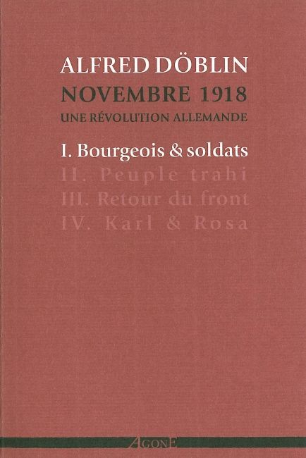Kniha Bourgeois et soldats Alfred Doblin