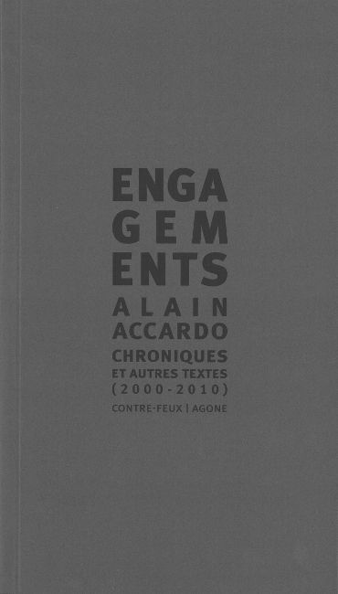 Книга Engagements Alain Accardo