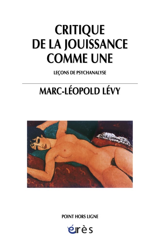 Kniha CRITIQUE DE LA JOUISSANCE COMME UNE Lévy