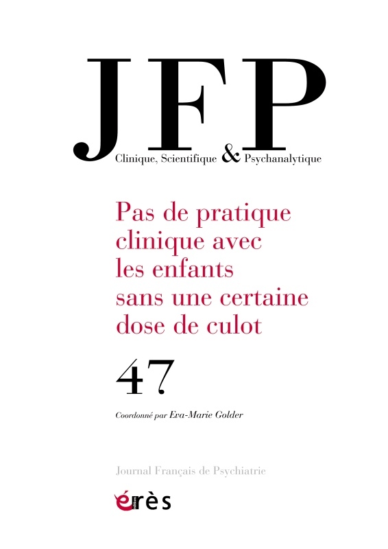 Книга JFP 47 - pas de pratique clinique avec les enfants sans une certaine dose de culot collegium